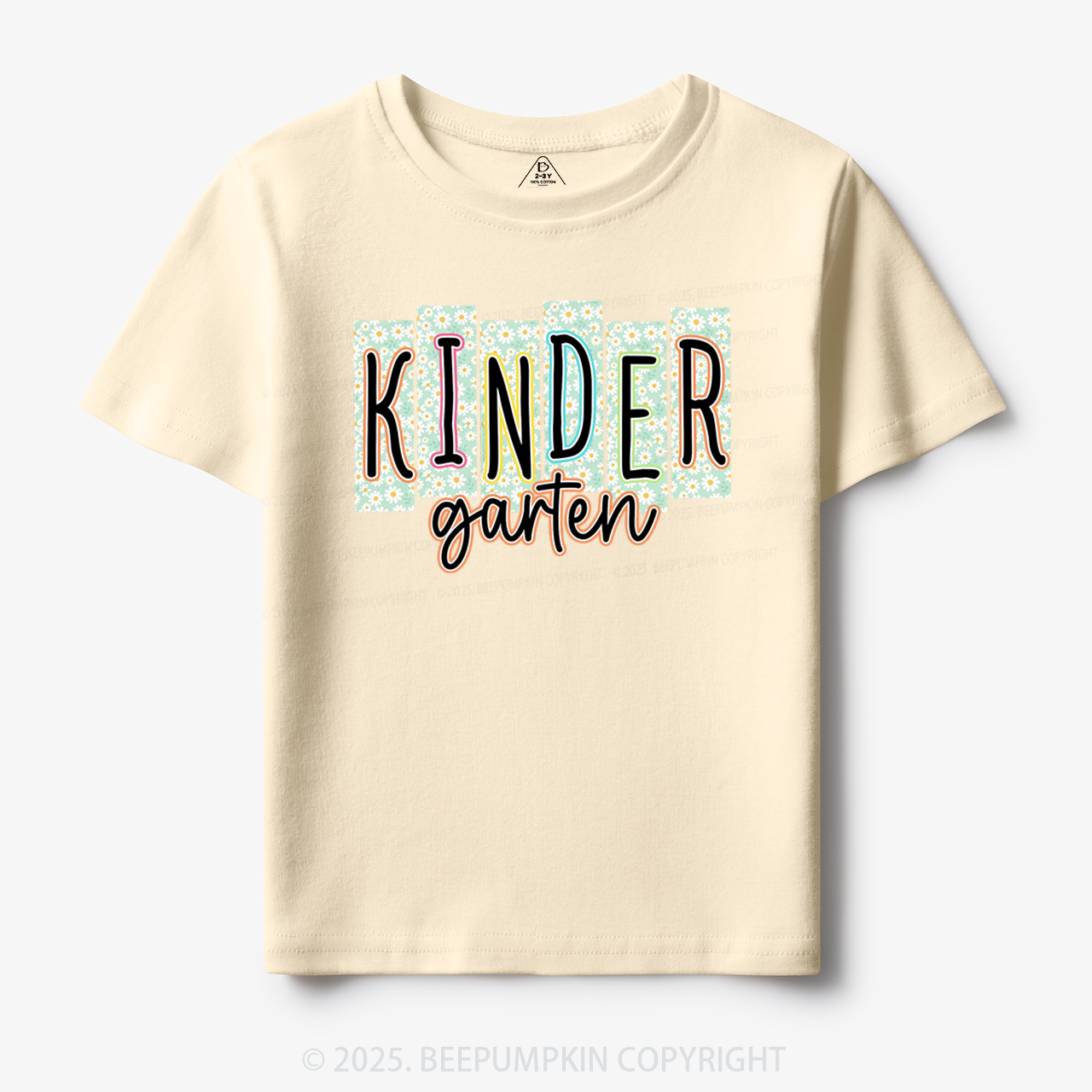 Personalized Floral School Days Toddler&Kid's Tees Beepumpkin