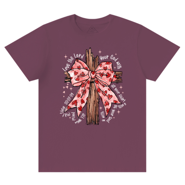 Love The Lord Valentine's Day T-Shirts Beepumpkin