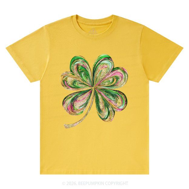 Retro Lucky Shamrock St Patrick's Day T-Shirts Beepumpkin