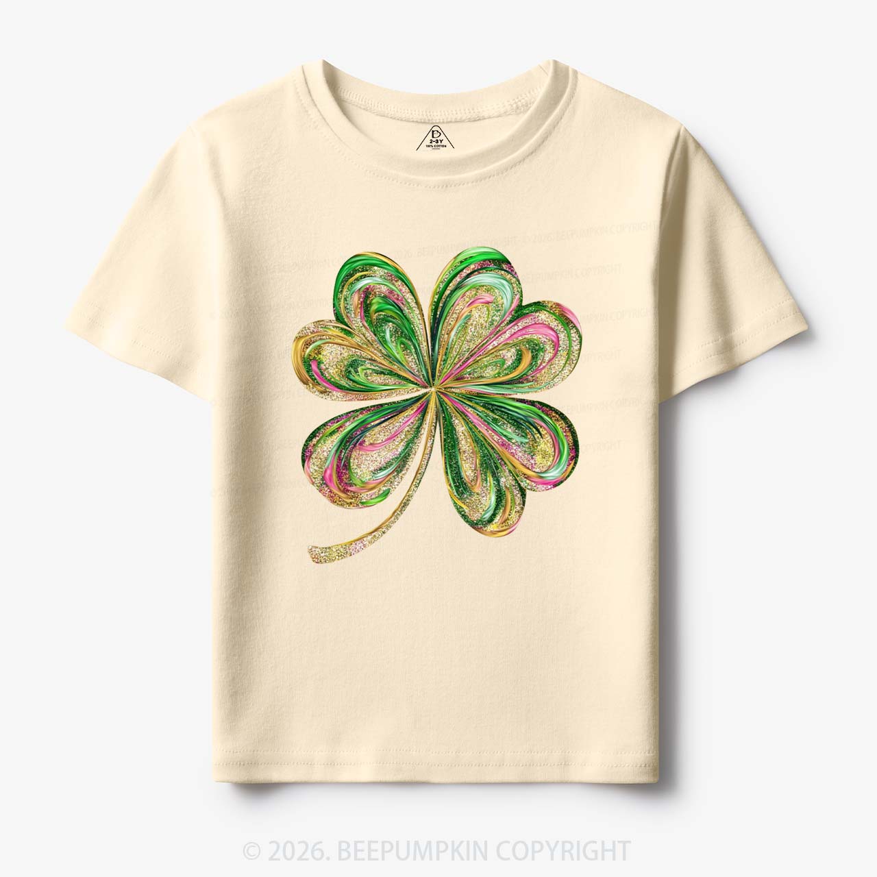 Retro Lucky Shamrock St Patrick's Day Toddler&Kid's Tees Beepumpkin