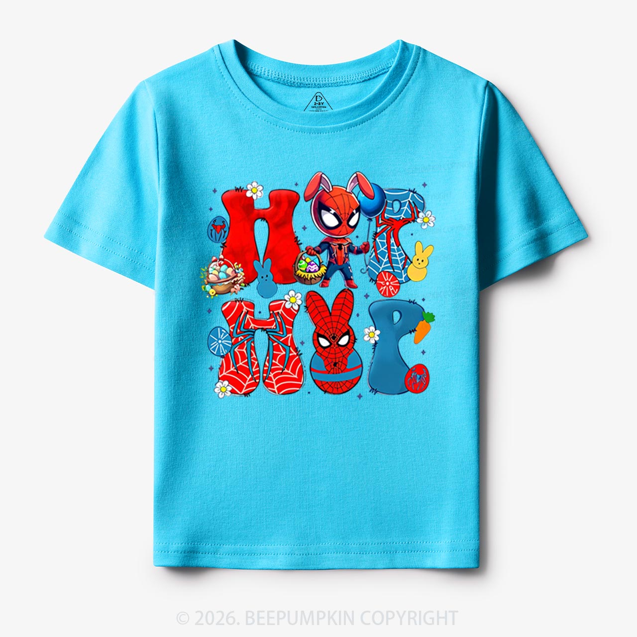 Cartoon Easter Bunny Toddler&Kid's Tees Beepumpkin