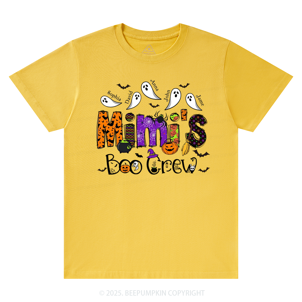 Personalized Mimi's Boo Crew T-Shirts Beepumpkin