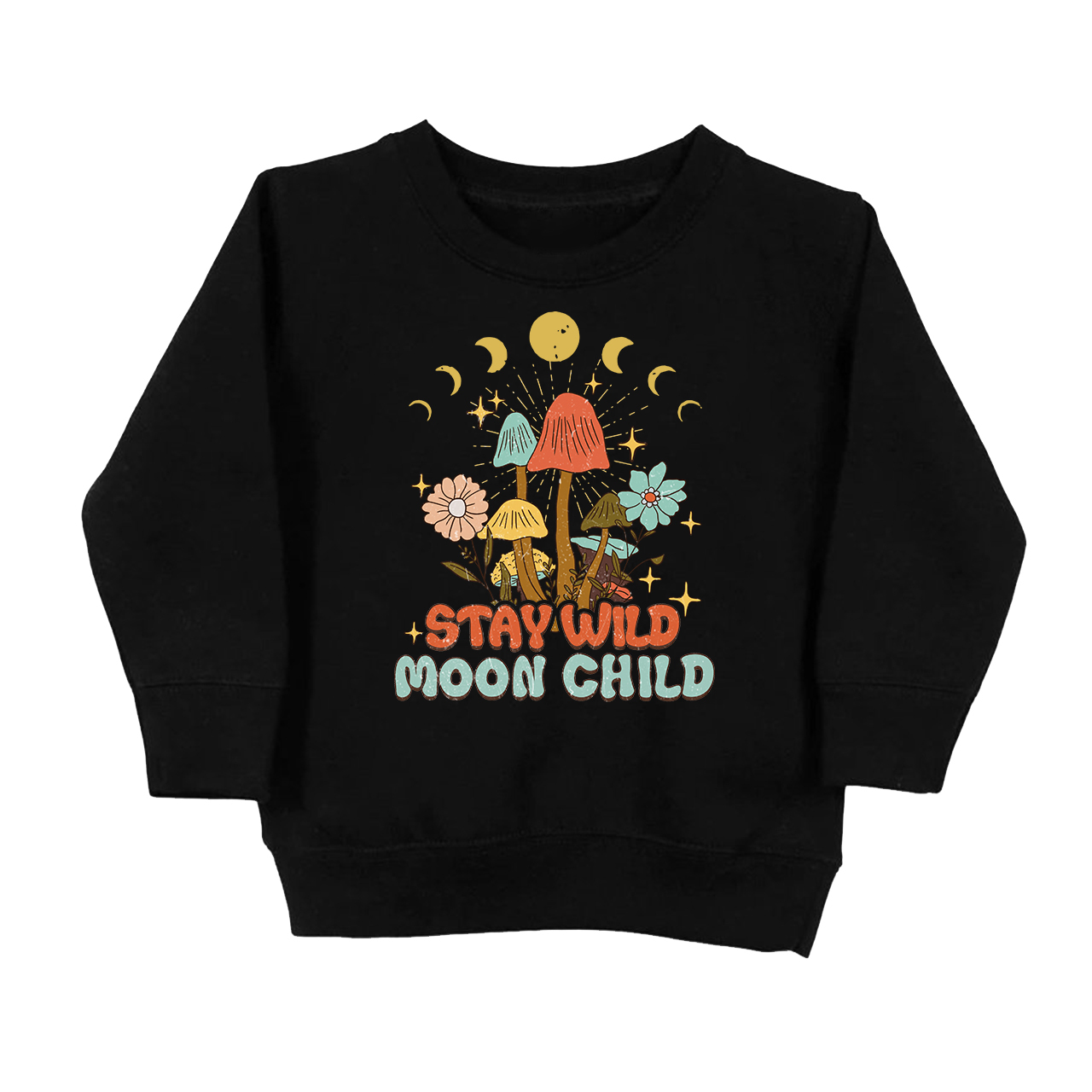 Stay Wild Moon Child Kids Sweatshirt