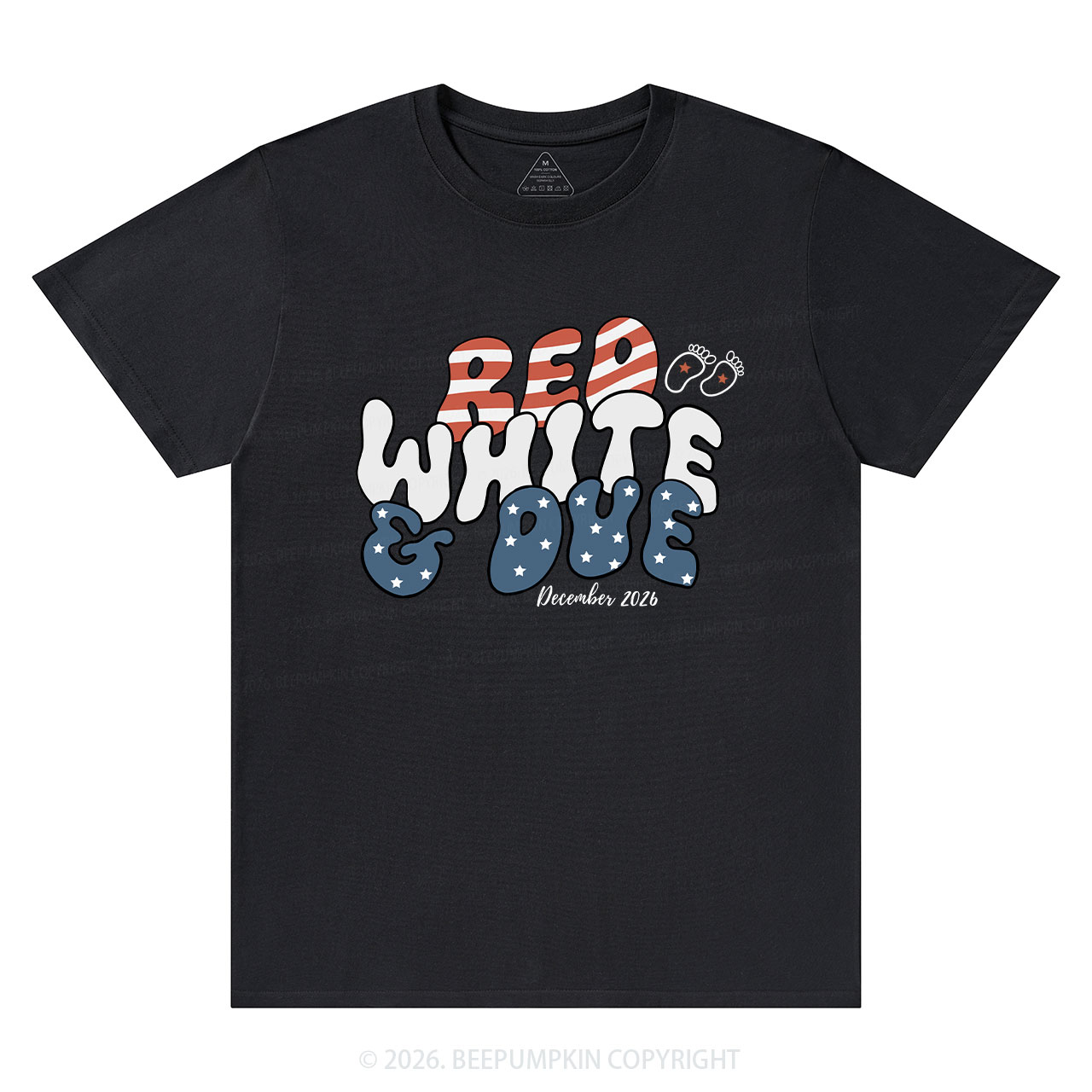 Personalized American Mama 4th July Pregnancy Announcement T-Shirts