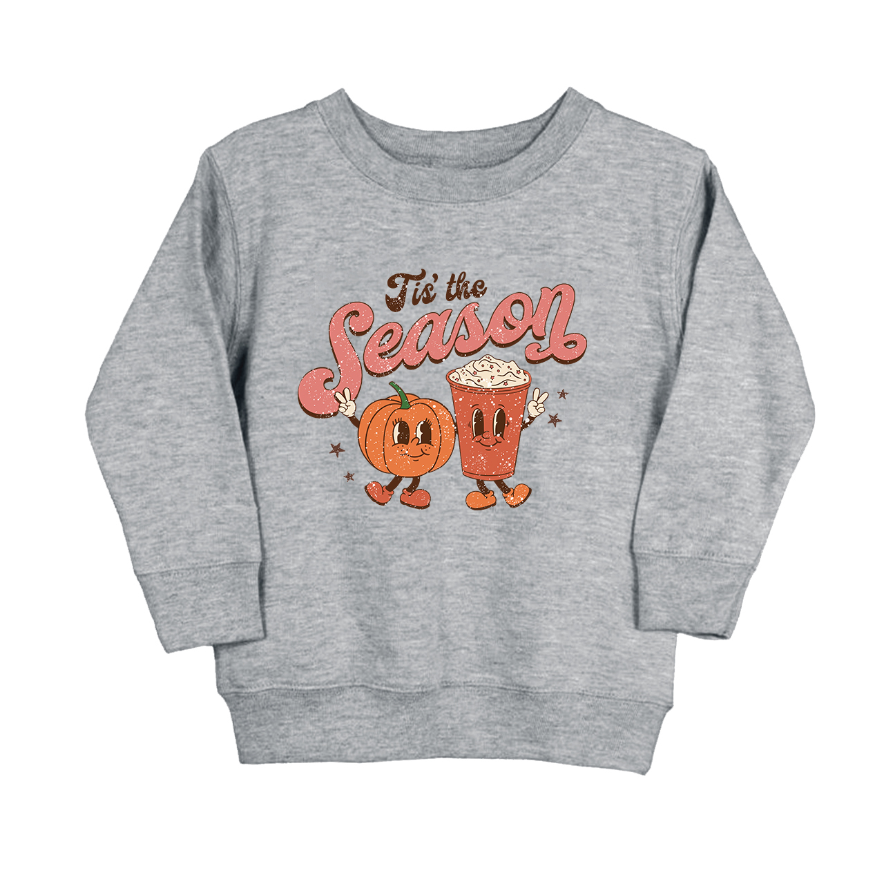 Tis' The Season Pumpkin Halloween Kids Sweatshirt