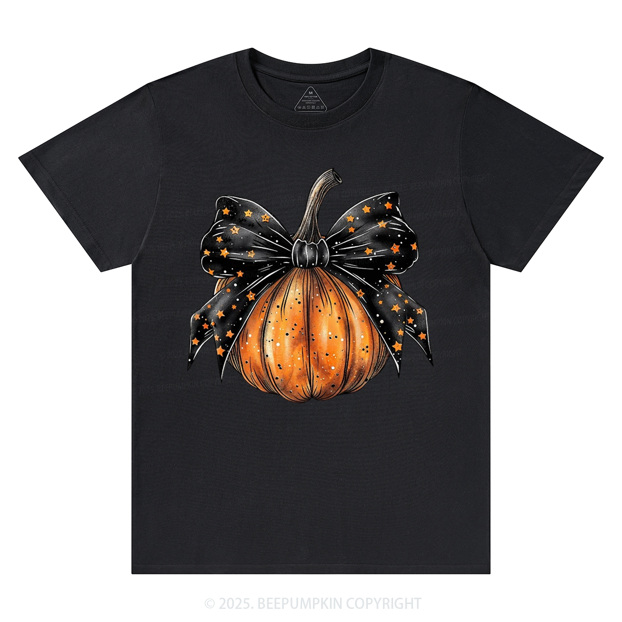 Stars Bow Halloween T-Shirts Beepumpkin