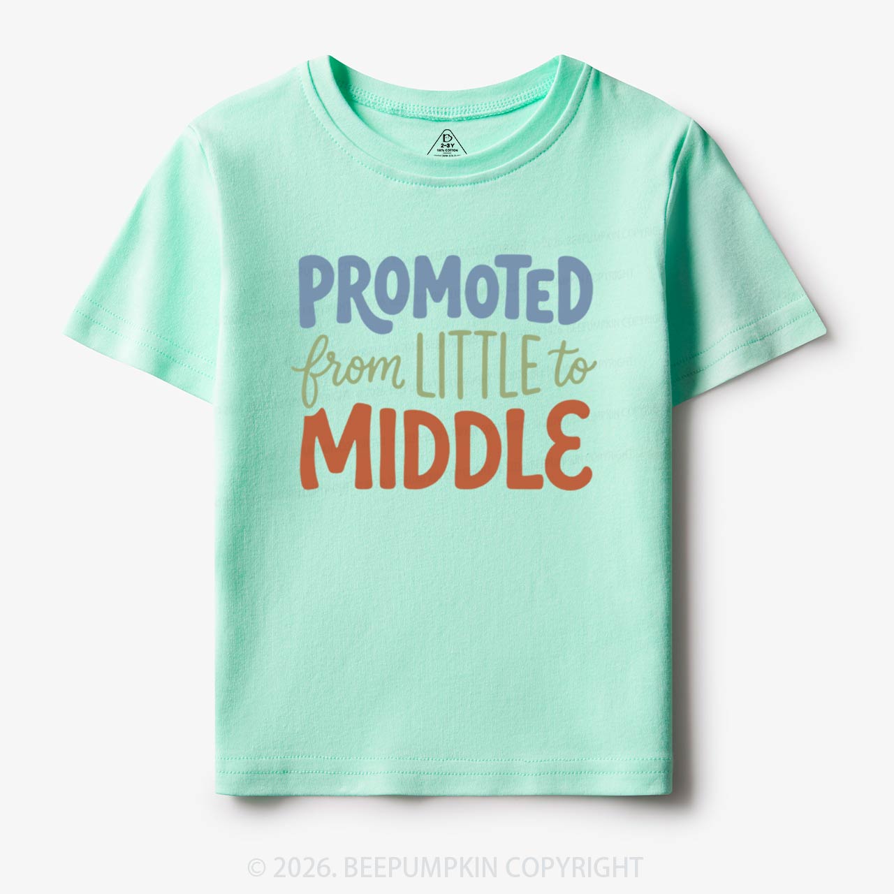 Promoted From Little To Middle Toddler&Kid's Tees