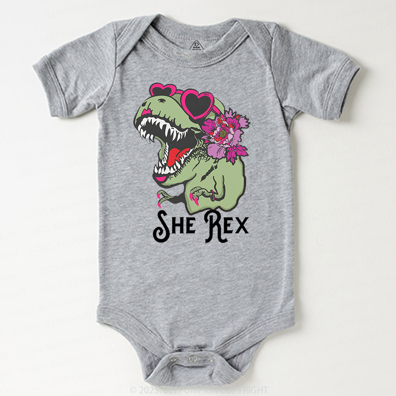 Girl T-Rex Bodysuit Beepumpkin