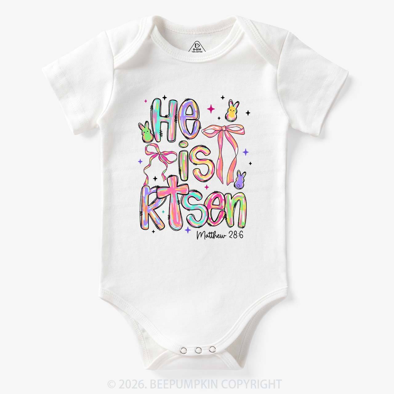 Risen In Color  Candy Bunny Baby Bodysuit