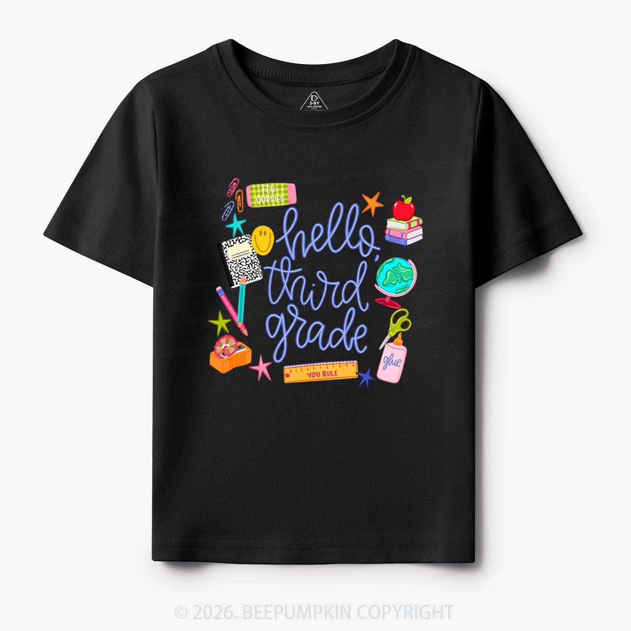 Personalized Cute Hello Grade Toddler&Kid's Tees