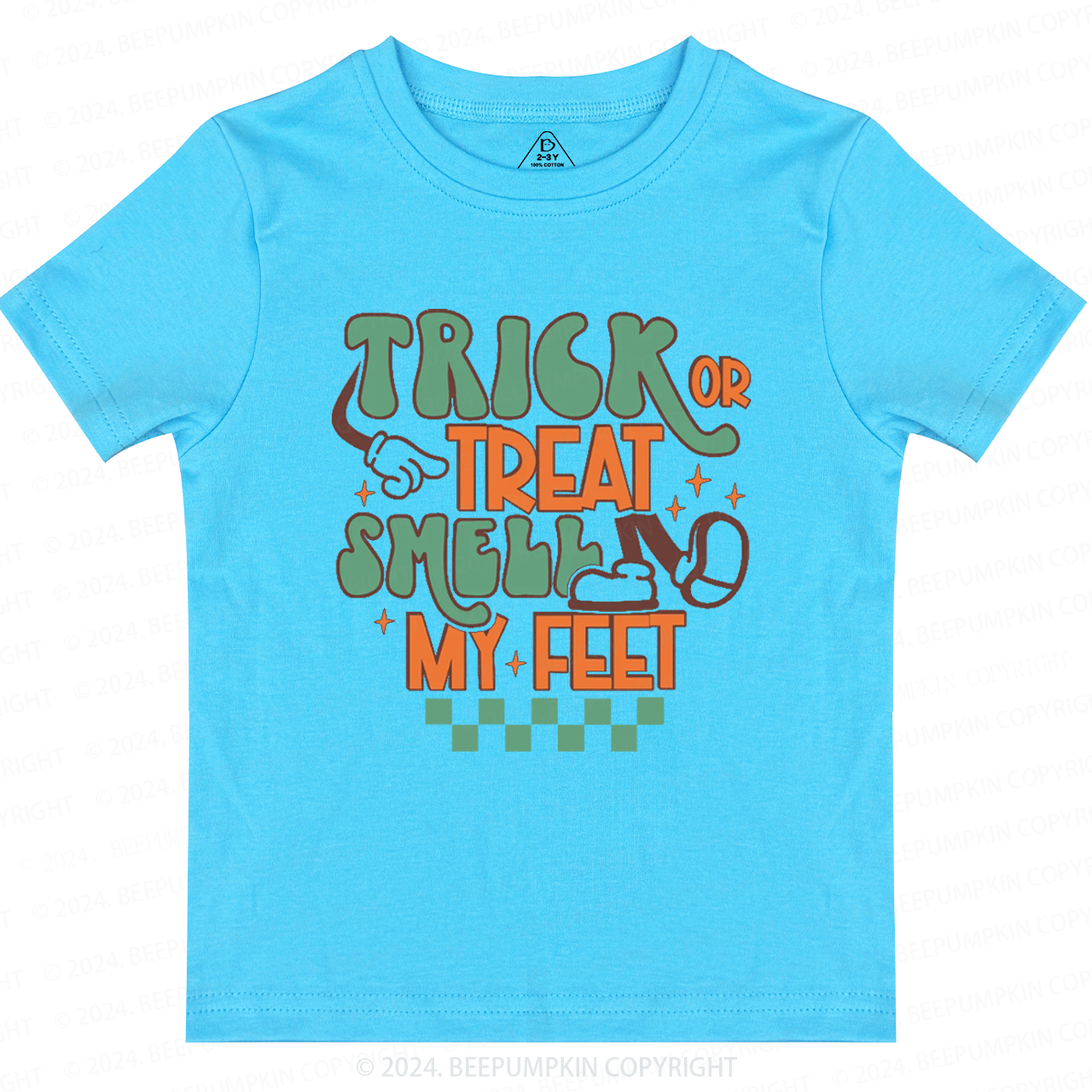 Trick Or Treat Smell My Feet Toddler&Kids Tees 