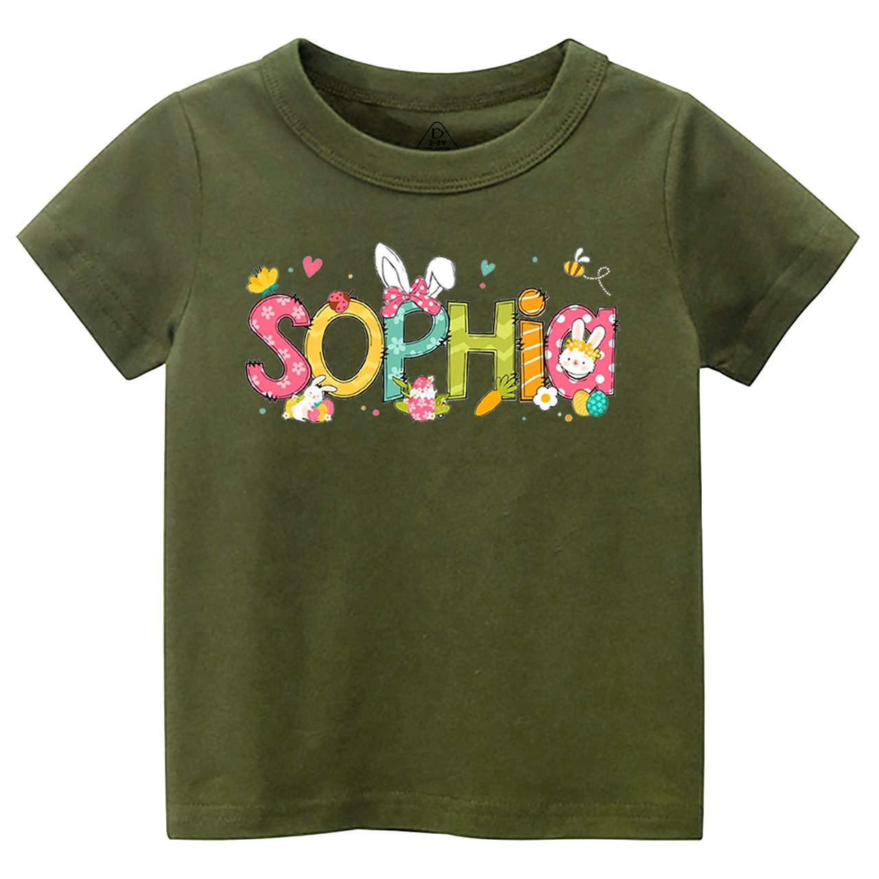 Personalized Alphabet Name Easter Toddler&Kid's Tees Beepumpkin