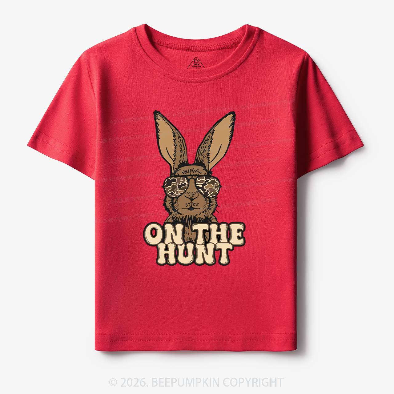Camo Bunny On The Hunt Toddler&Kid's Tees