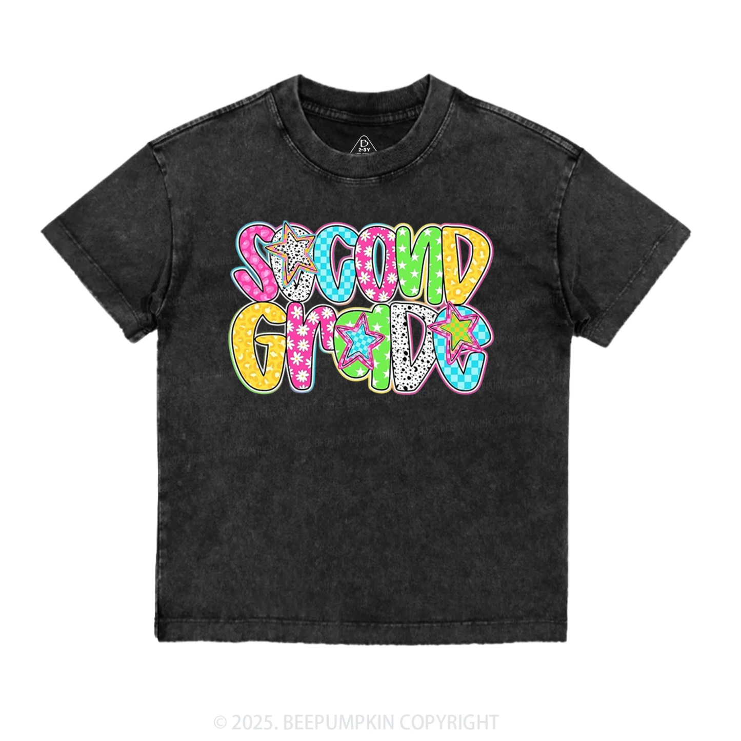 Personalized Grade Glow Up Toddler&Kids Washed Tees