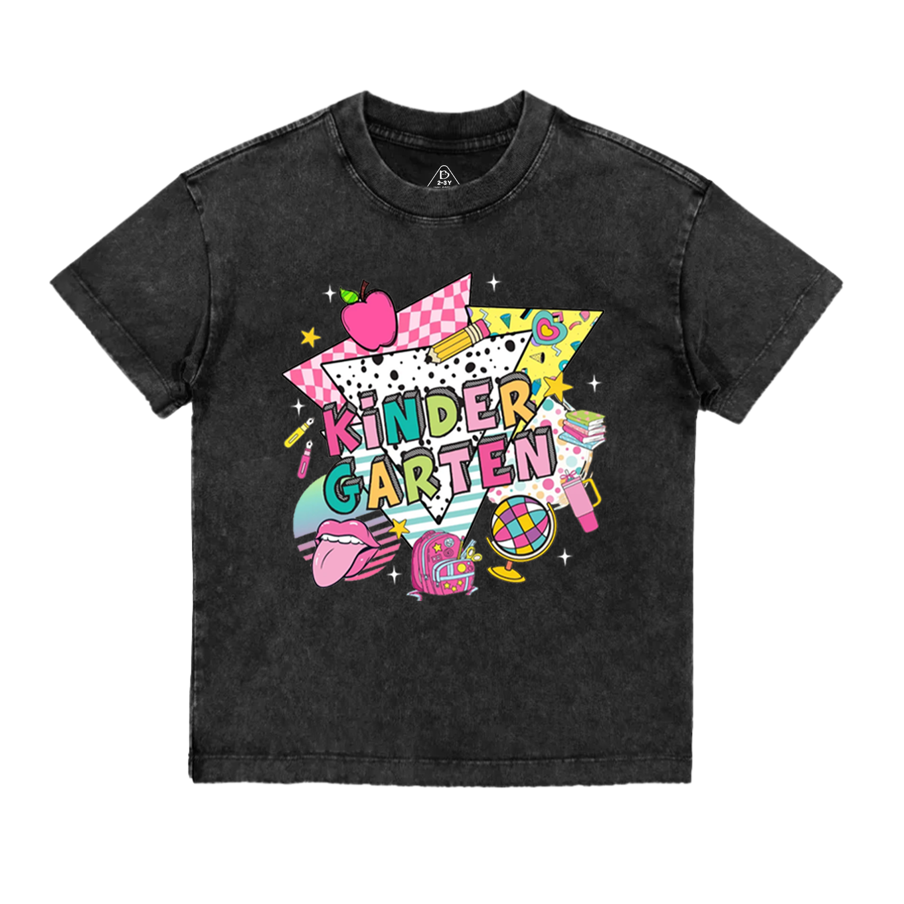 Personalized First Day Of School Toddler&Kids Washed Tees