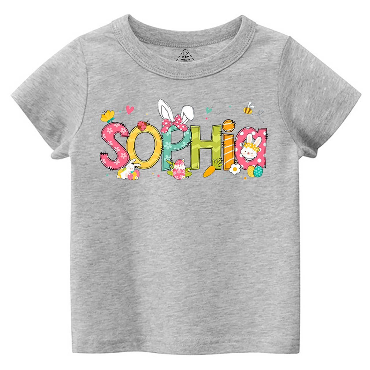 Personalized Alphabet Name Easter Toddler&Kid's Tees Beepumpkin