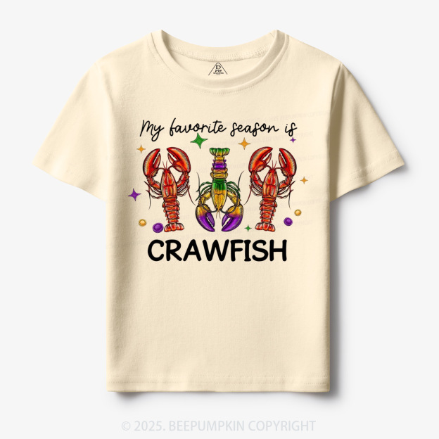 Mardi Gras Crawfish Toddler&Kid's Tees Beepumpkin