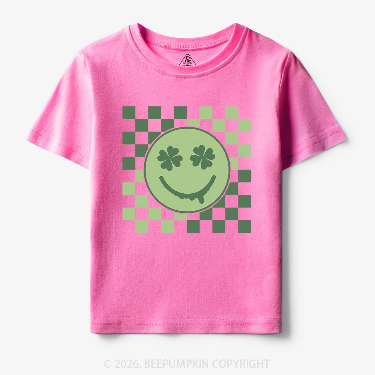 Retro Clover St.Patricks Day Toddler&Kid's Tees Beepumpkin