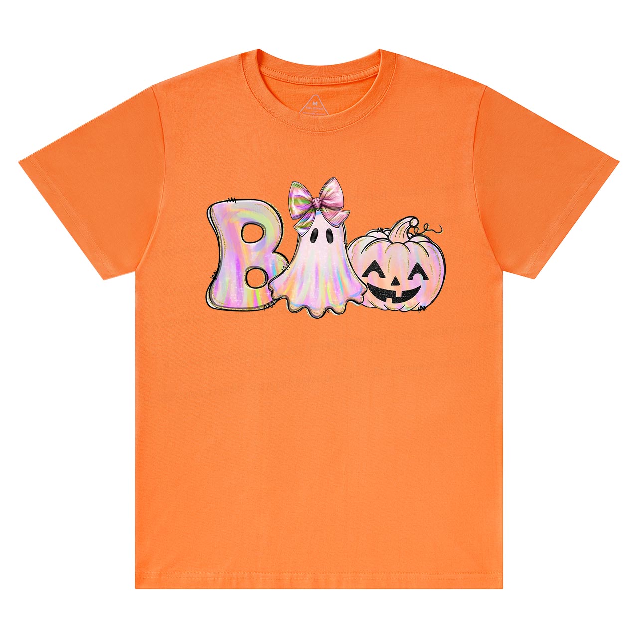 Halloween Iridescent Ghost Pumpkin T-Shirts Beepumpkin