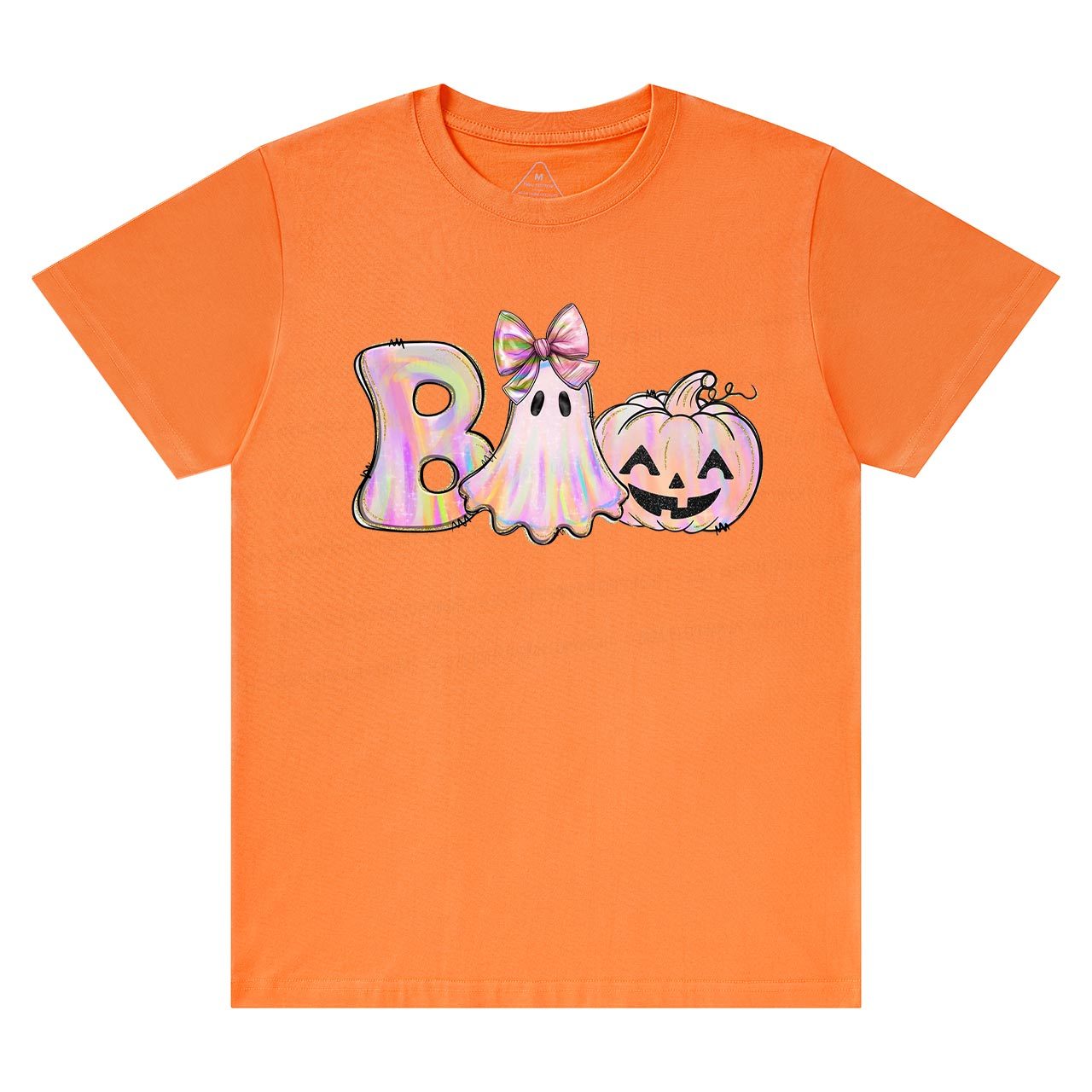 Halloween Iridescent Ghost Pumpkin T-Shirts Beepumpkin