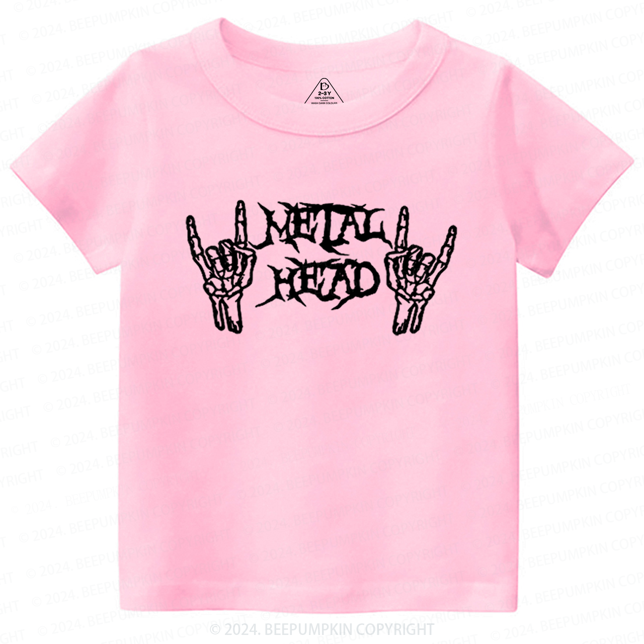 Metal Head Heavy Metal Toddler&Kids Tees 8