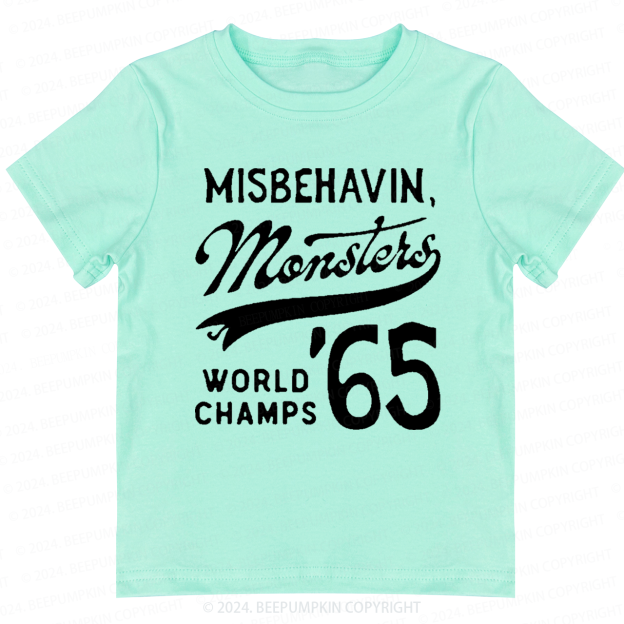 Misbehavin' Monsters Toddler&Kids Tees
