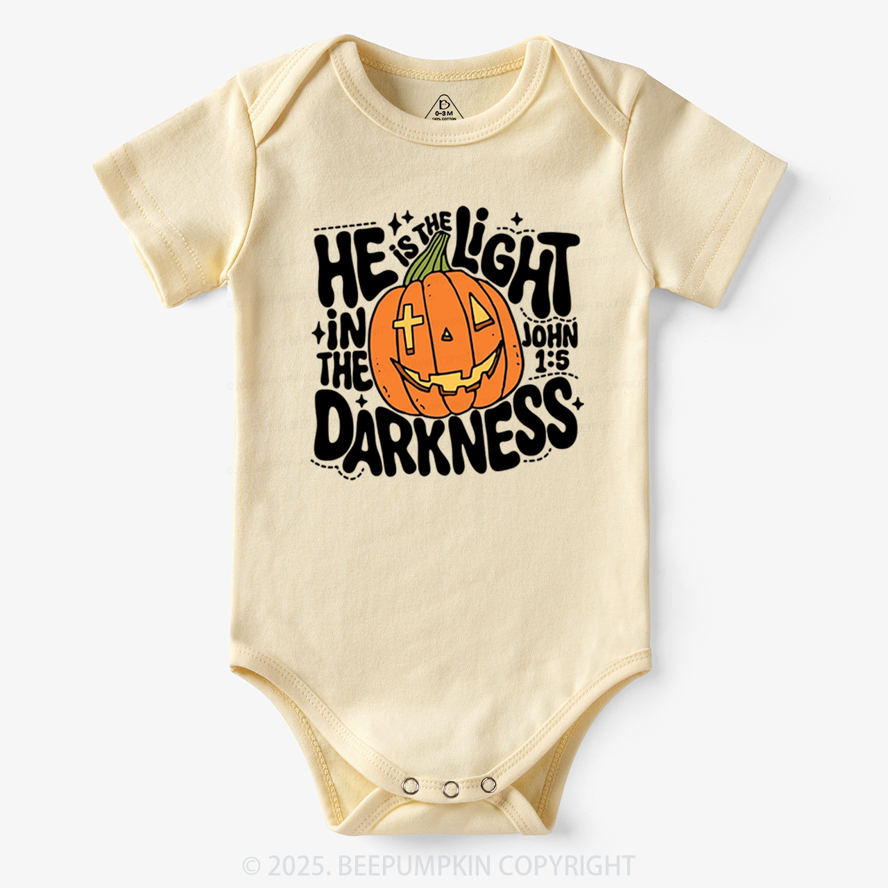 He Is The Light In The Dark Halloween Bodysuit Beepumpkin