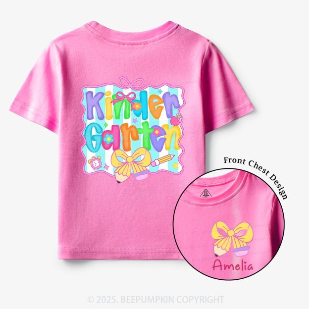 Personalized Learning in Color Toddler&Kid's Tees Beepumpkin