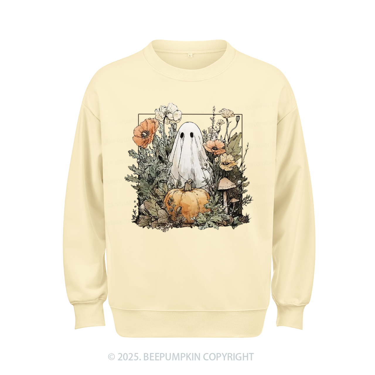Halloween Fall Ghost Sweatshirt Beepumpkin