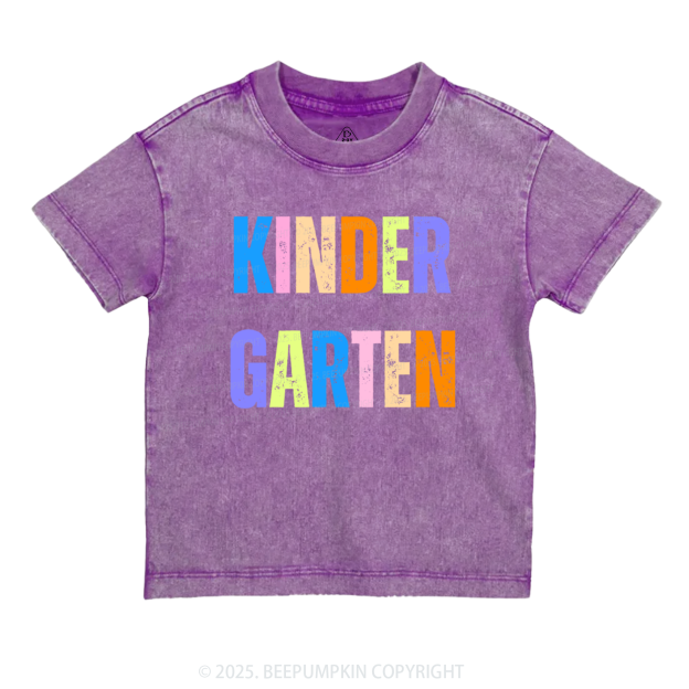 Personalized Neon Sublimation Toddler&Kids Washed Tees