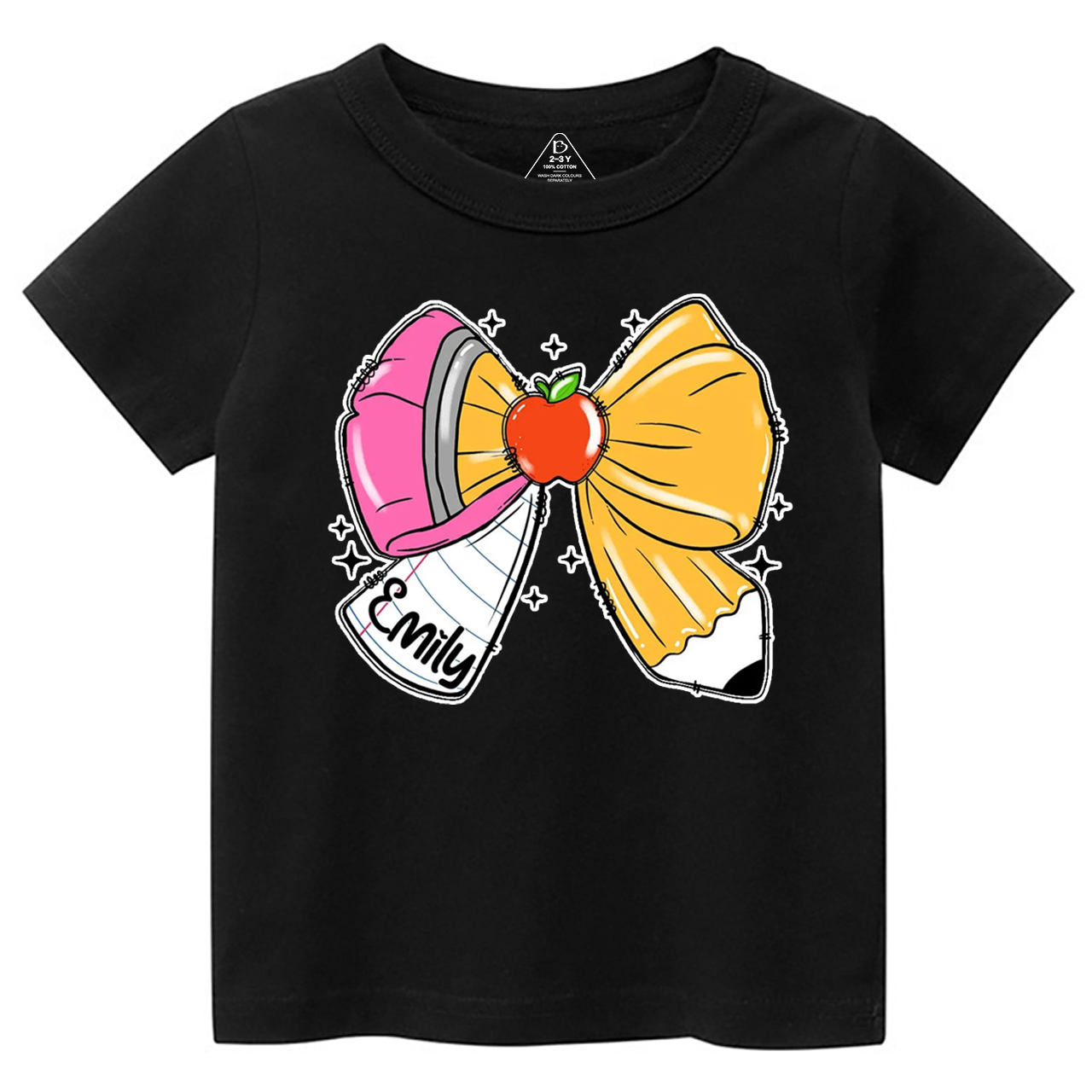 Personalized Pencil Name Toddler&Kid's Tees Beepumpkin 