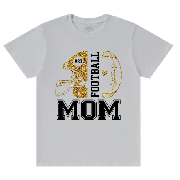 Personalized Football Mom T-Shirts Beepumpkin