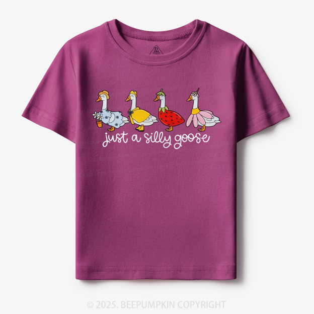 Just A Silly Goose Toddler&Kid's Tees Beepumpkin