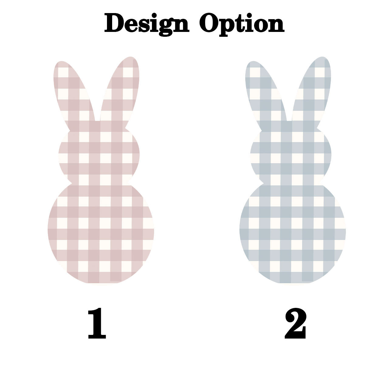 Personalised Easter Petit Gingham Bunny Kid's Sweatshirt