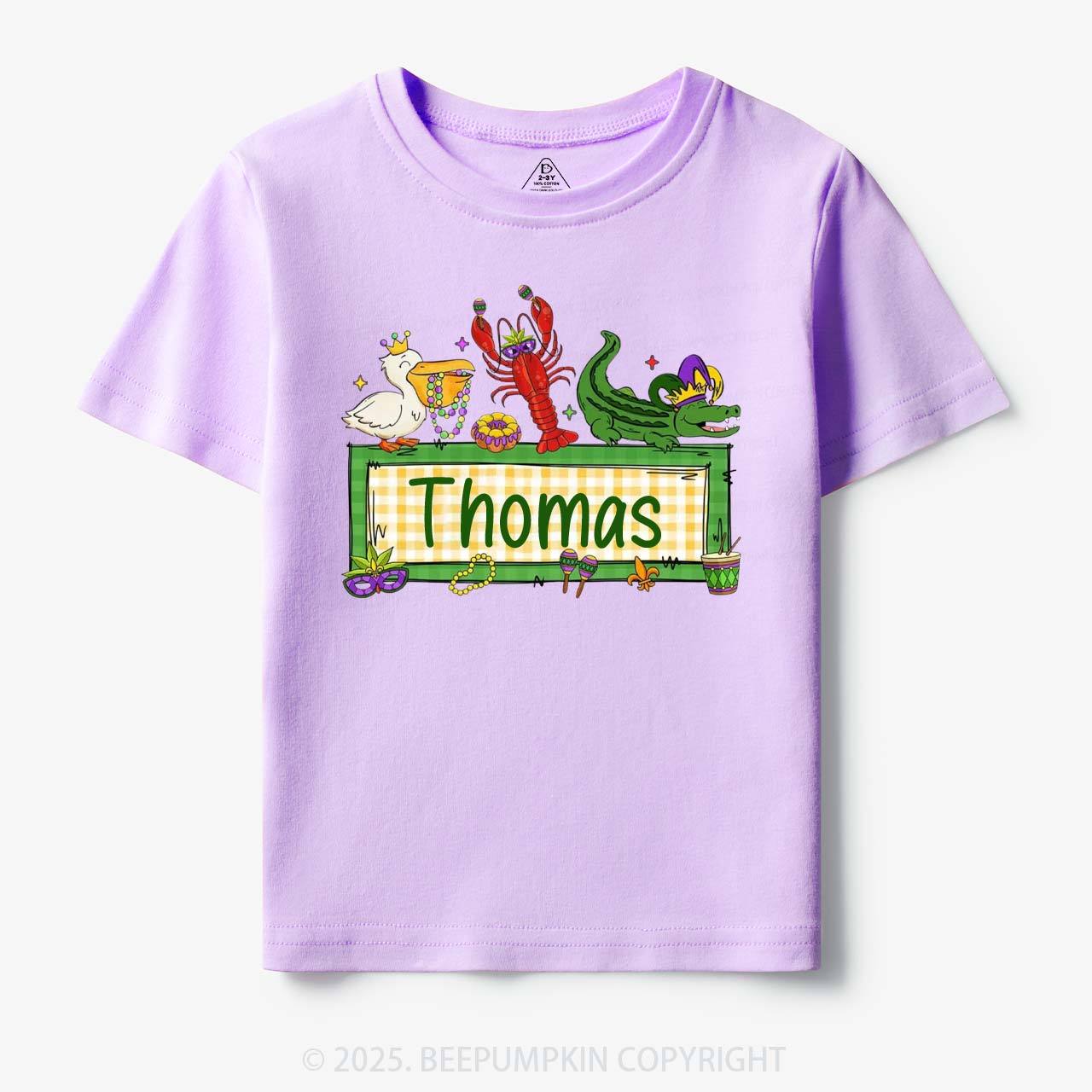 Personalized Tiny Parade Nameset Toddler&Kid's Tees Beepumpkin