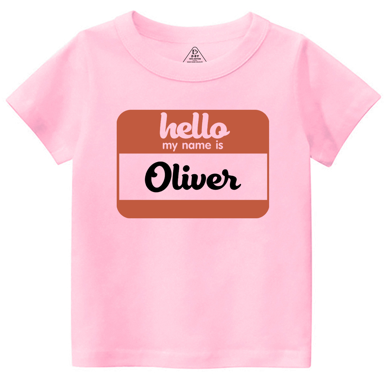 Hello My Name Is Personalized Toddler Shirts Sale-Beepumpkin™