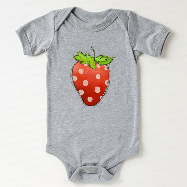 Giant Strawberry Bodysuit For Baby 