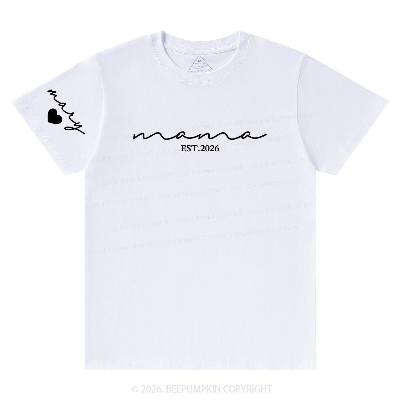 Personalized Mama Shirt With Kid Name