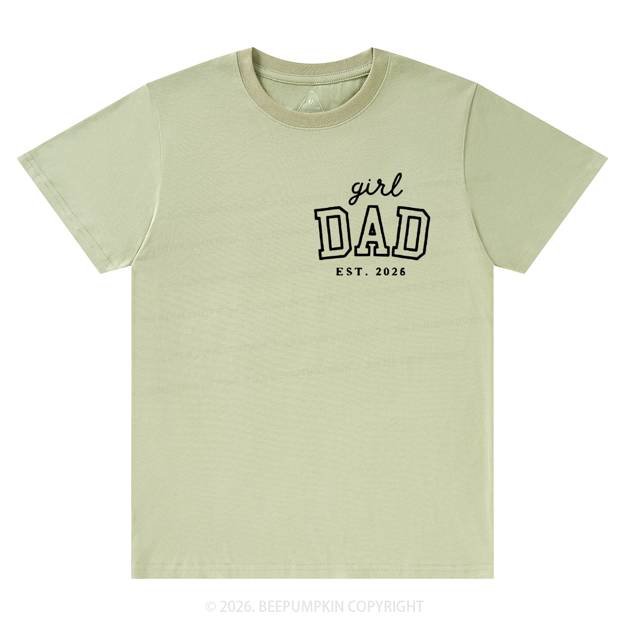 Personalized Girl Dad Est Year T-shirt