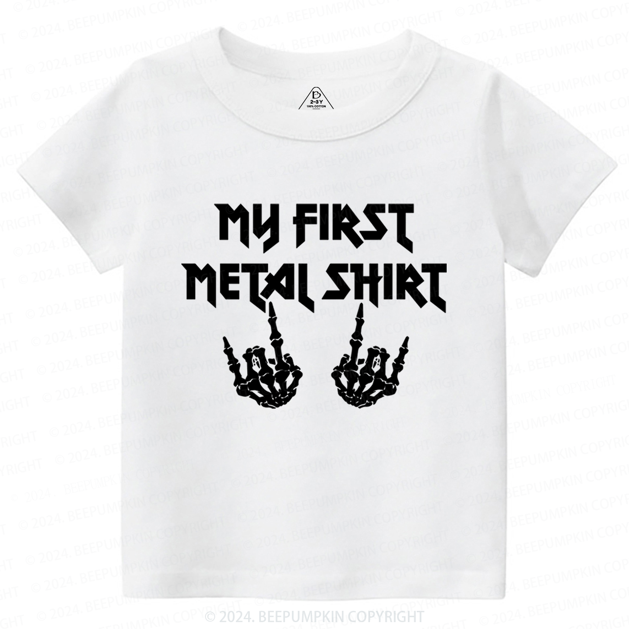 My First Metal Shirt Toddler&Kids Tees 8