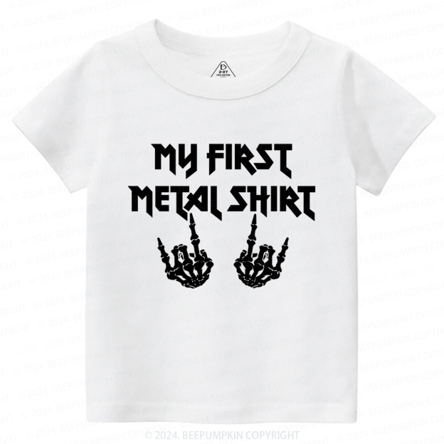 My First Metal Shirt Toddler&Kids Tees 8