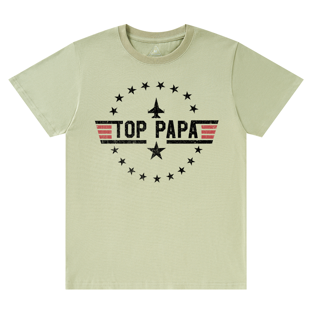 Top Papa Dad and me Gift Funny Dad T-shirt