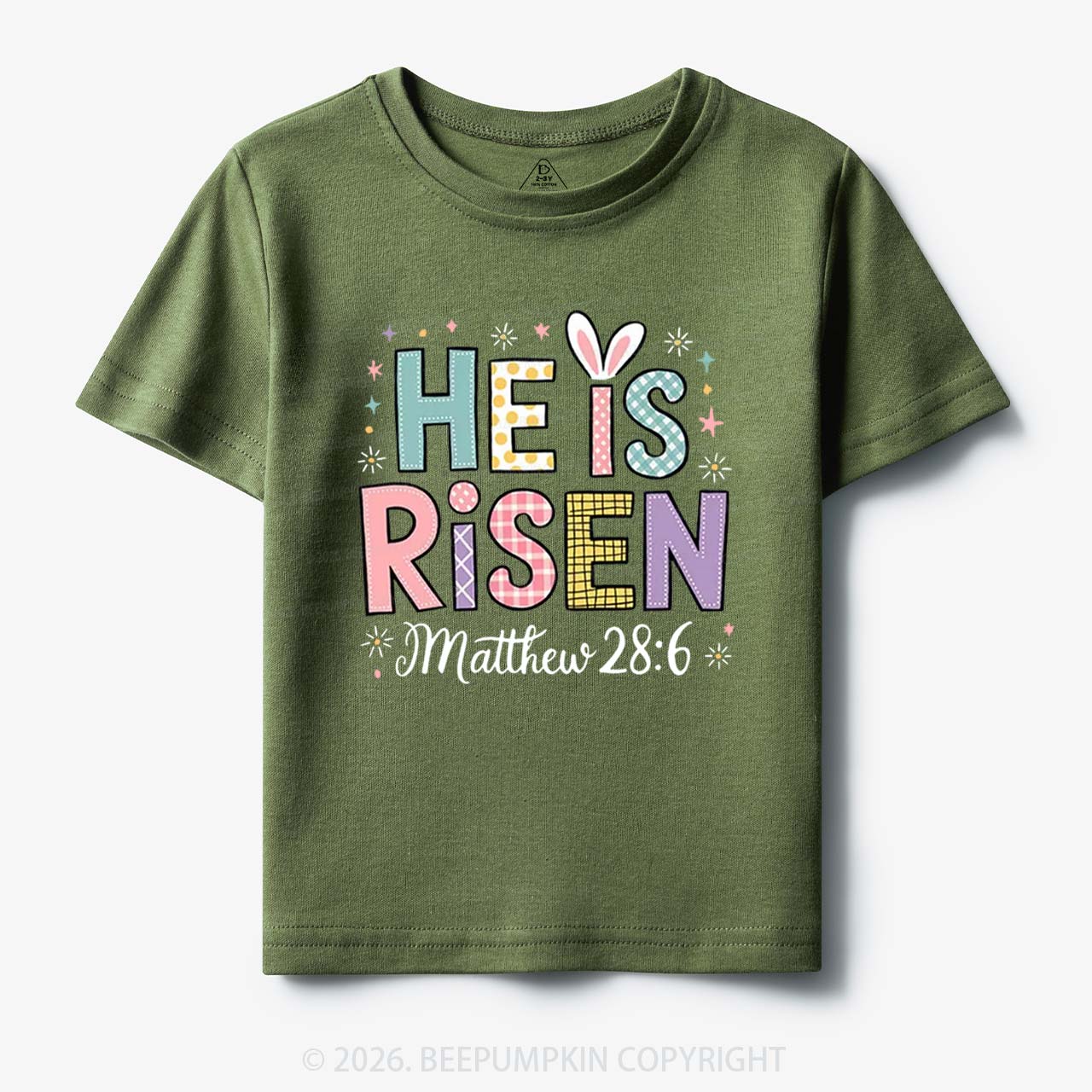 He is Risen Easter Joy Toddler&Kid's Tees