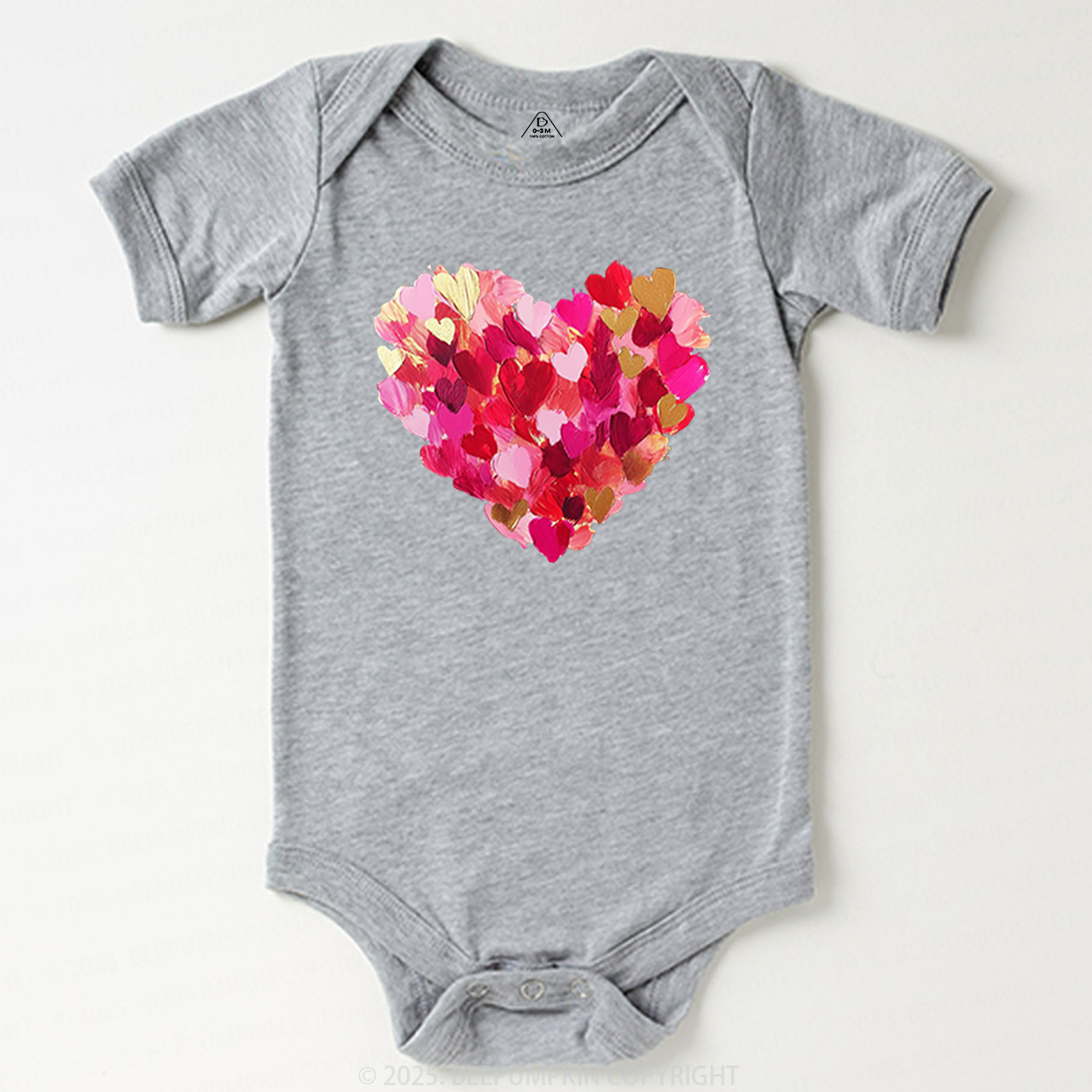 Brushstroke Heart Bodysuit Beepumpkin