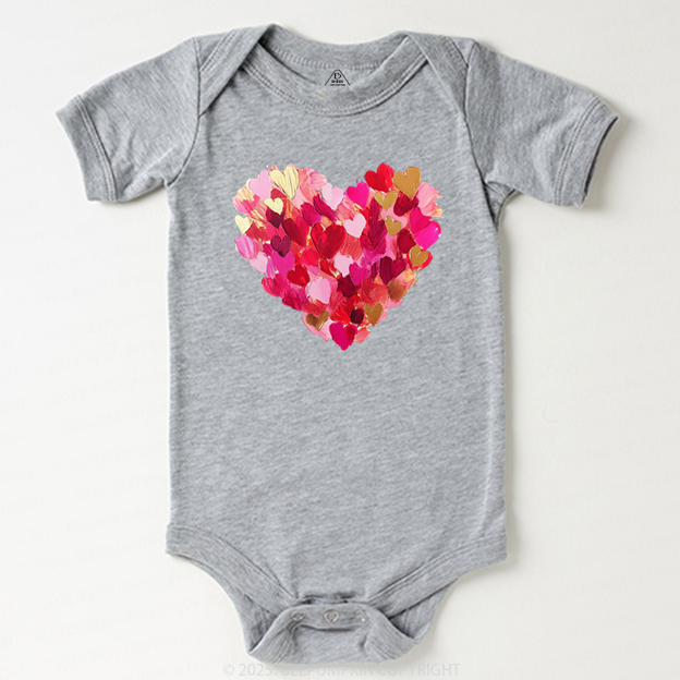 Brushstroke Heart Bodysuit Beepumpkin