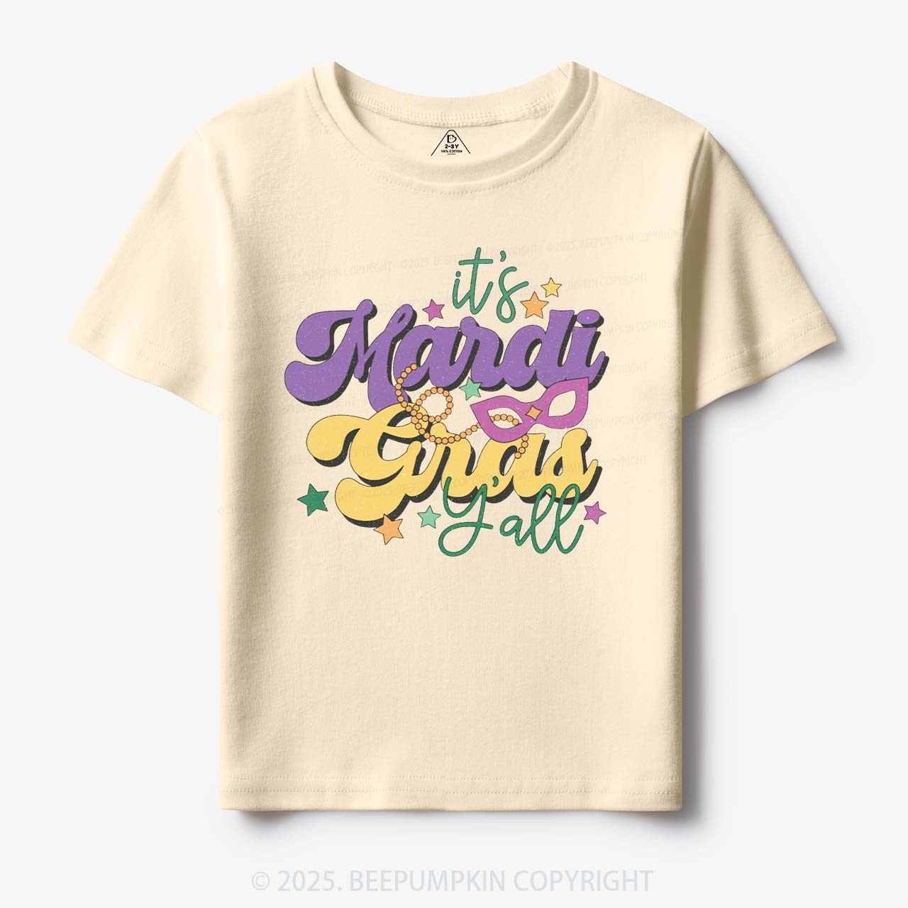 It's Mardi Gras Y'all Toddler&Kid's Tees Beepumpkin