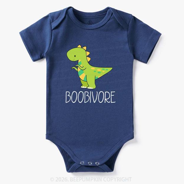 Funny Boobivore Dinosaur Bodysuit