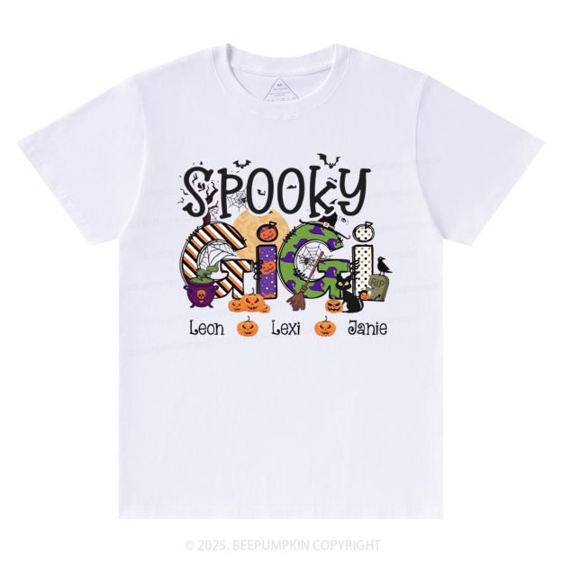 Personalized Spooky Gigi T-Shirts Beepumpkin