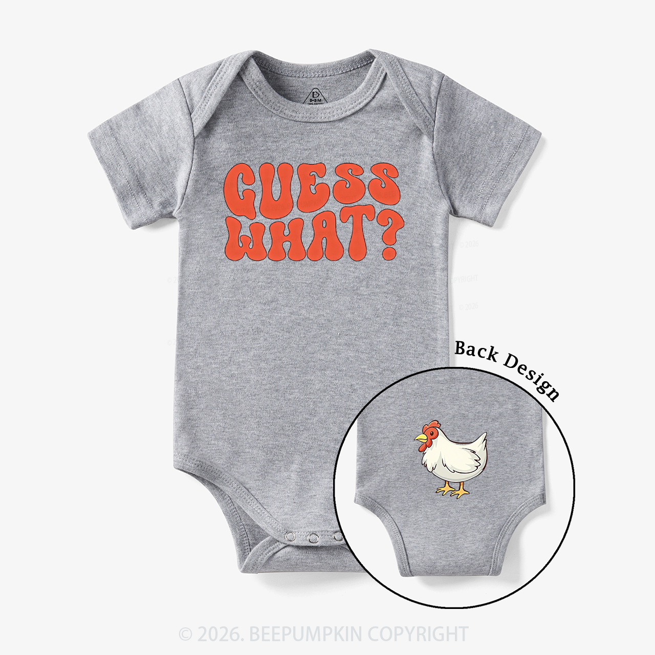 Guess What? Baby Bodysuit Beepumpkin