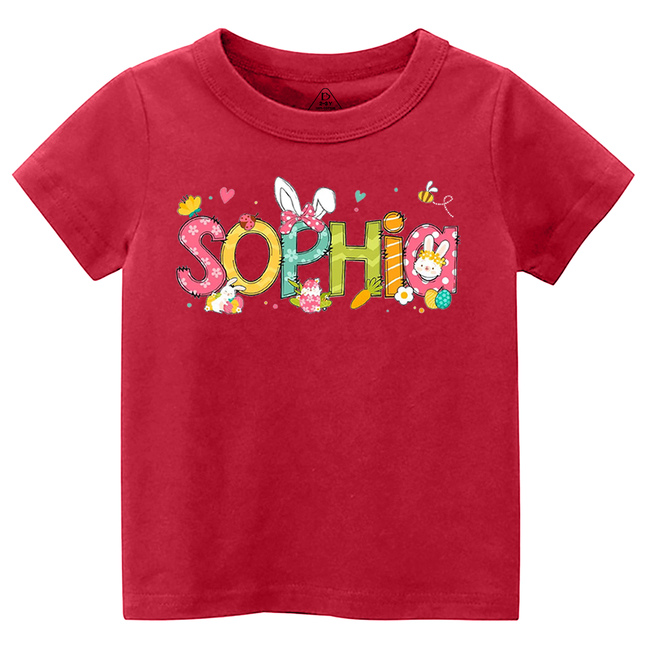 Personalized Alphabet Name Easter Toddler&Kid's Tees Beepumpkin